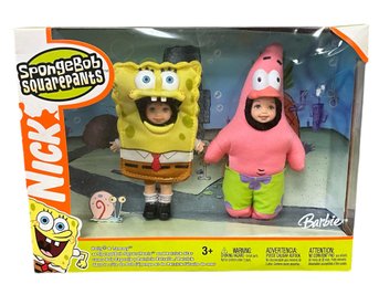 Mattel Barbie Kelly & Tommy As SpongeBob & Patrick - New In Box