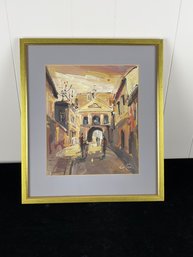 Framed Signed Printed Painting