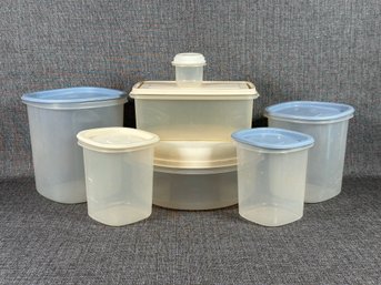 A Grouping Of Rubbermaid Food Storage Containers