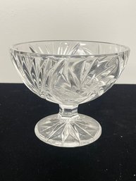 Small Crystal Pedestal Bowl