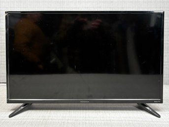 An Insignia 32' Flat Screen Roku TV