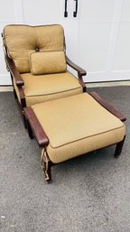 Fortunoff Castelle Swivle Chair And Ottoman 1 Of 2