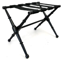 A Vintage Painted Mahogany Luggage Rack