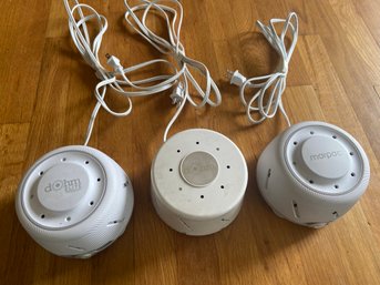 Give Sleep A Chance! Lot Of Three (3): Dohm And Dohm Elite White Noise Machines