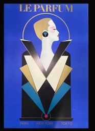 Vintage 1984 Lithograph 'Le Parfum' By Razzia