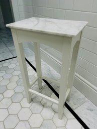 Accent Table With Marble Top