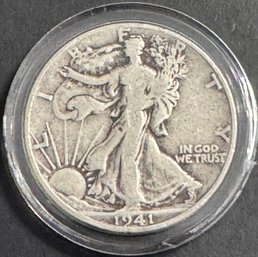 1941-D Walking Liberty Silver Half Dollar