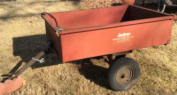 Jackson Dumping Trailer Cart No. 100 - Yard / Farm Cart W/ 10 Cu. Ft. Capacity