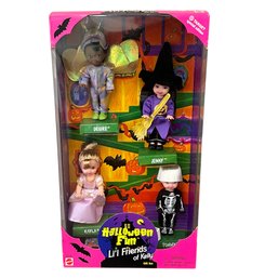 Mattel Barbie Halloween Fun Lil Friends Of Kelly Gift Set - Target Exclusive - 1998 - Vintage