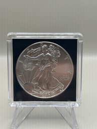 Beautiful 2017 American Silver Eagle UNC In Plastic Case