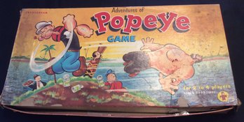 1957 Transogram Adventures Of Popeye Board Game - K