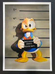 Bad Duck By Michael Loeb Fine Art Print