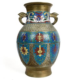 A Large Antique Cloisonne Vase