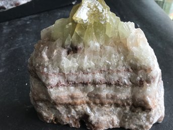 Calcite Crystal , 4 LB 8 Oz, 6 Inch By 6 Inch