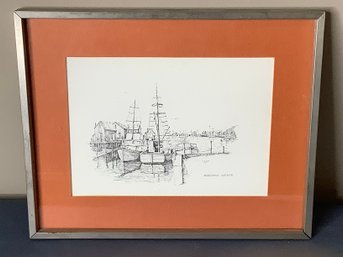 Menemsha Harbor Print