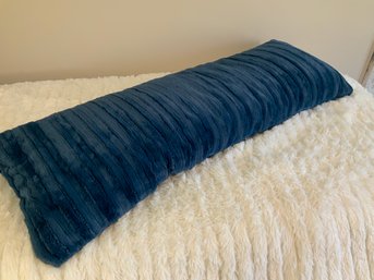 Soft Blue Bolster Pillow