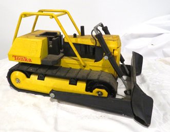 Vintage Tonka Pressed Steel Bulldozer Dozer Truck Construction Toy