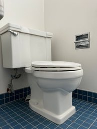 A 1965 White Standard Brand 2 Piece Toilet