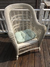 Very Nice Antique Wicker Chair - Most Likely Heywood Wakefield - Probably 1900-1920 - Beautiful For Porch