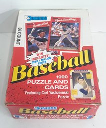 1990 Donruss Baseball Puzzle & Cards Box