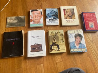 Lot Of Nine (9) Non-fiction Books: Ellen Degeneres, Jon Krakauer, John Elder Robinson, And Many More!