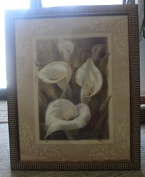 Vivian Flasch Lily With Beautiful Frame - Signed