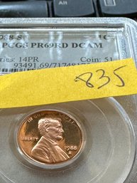 Lincoln Memorial Reverse  1C 1988 S  PR69RD DCAM  PCGS