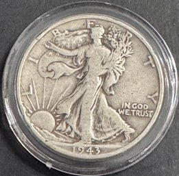 1943-D Walking Liberty Silver Half Dollar