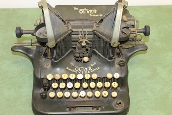 Antique Oliver Bat Wing Visible Typewriter - Very Heavy