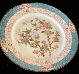 1830's Minton And Boyle Felspar Of England 7.5' Plate In Cuckoo Pattern