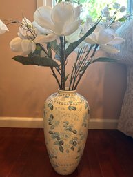 Vase With Beautiful Faux Flowers (1)