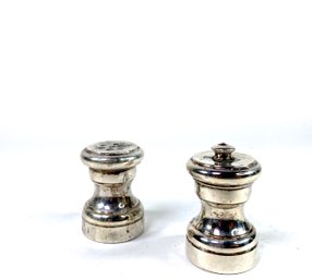 Sterling Silver - Italy - Salt And Pepper Shaker Set