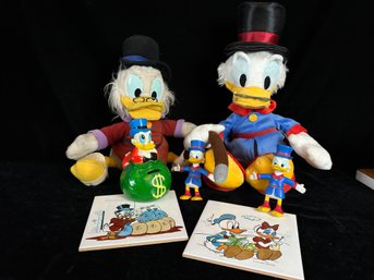 Donald And Scrouge McDuck Toy Lot
