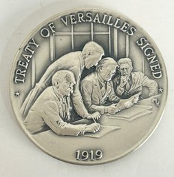 The Day Mint Sterling Silver Treaty Of Versailles Coin
