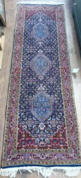 Large Hand-Made Multicolor Karastan Rug Runner