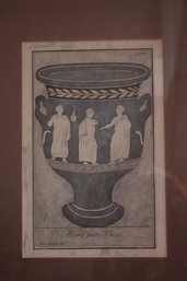 Antique Engraving By Giovanni Battista Passeri 'Picturae Etruscorum In Vasculis
