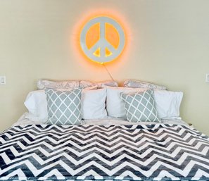 PEACE! Lighted Wall Sign