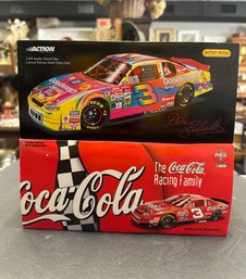 Brand New Action The Coca - Cola Racing Family & Dale Earnhardt Peter Max 1:24 Stock Cars. LP/C3