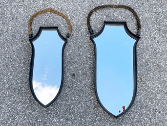 A Pairing Of Modern Shield Form Mirrors