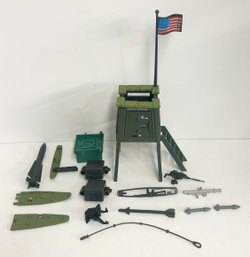 1984 G.I. Joe Battle Station With Other G.I. Joe Accessories