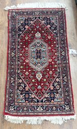 Vintage Hand Knotted Tassel Oriental Style Rug