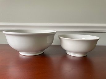Pair Of Threshold Ceramic Bowls