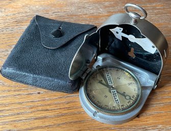 Rare German Bezard Compass WWII Original Field Kompass With Pouch