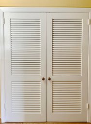 A Pair Of Louvered Closet Doors
