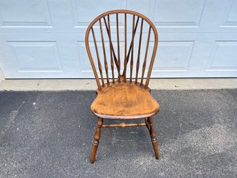 Spindle Back Wood Chair