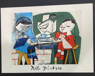 Pablo Picasso Vintage 1982 Lithograph With Marina Picasso Estate