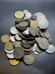 One Pound Of Foreign Coins