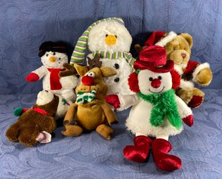 Plush  Snowmen, Teddy Bears & A Moose