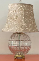 Crystal, Glass Sphere Ball Table Lamp