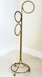 A Vintage Brass Towel Rack